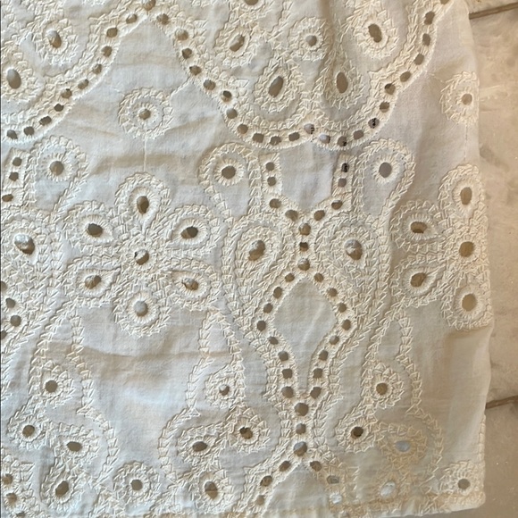 Sezane White Eyelet Blouse - Picture 5 of 8